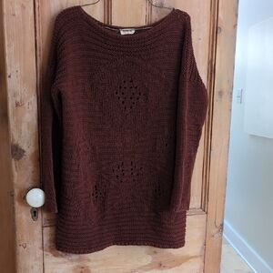 Women’s Chunky Knit Sweater - Brown